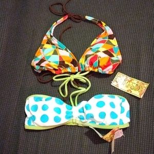 $💖...NWT 2 Surfside bikini tops